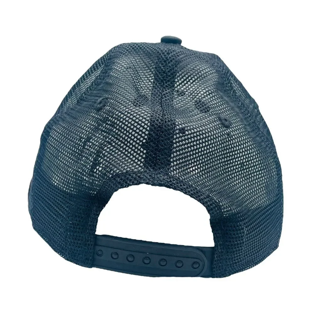 Carhartt Force Black Logo Mesh Trucker Hat Cap Snapback Mesh Back